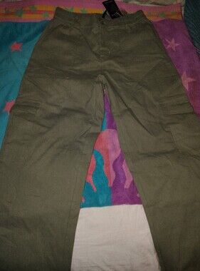 Olive Green Cargo Pants New With Tags